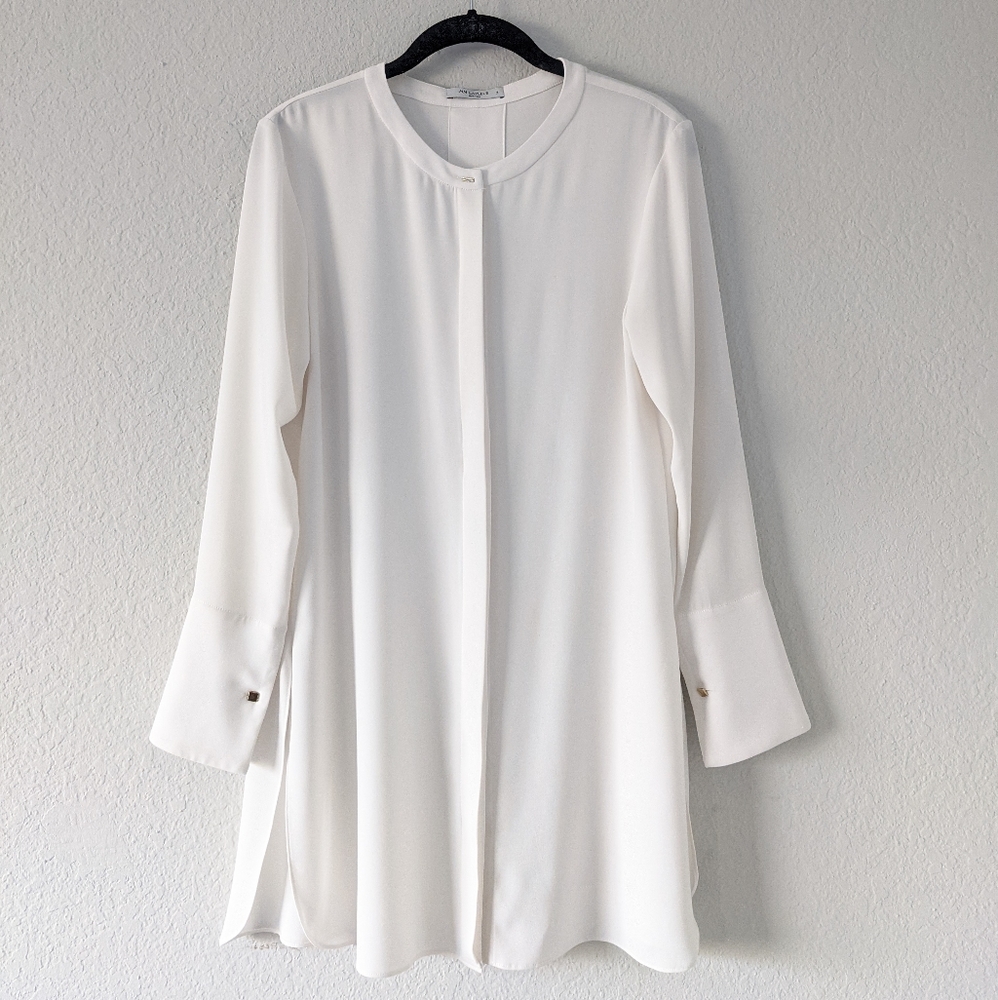MM Lafleur ivory Austen Tunic Size Small - Picture 4 of 9